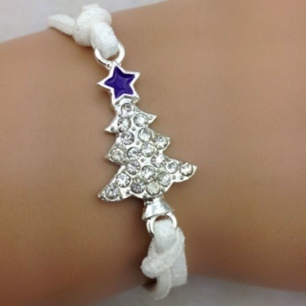 Cute Stocking Stuffer Christmas Tree Bracelet
